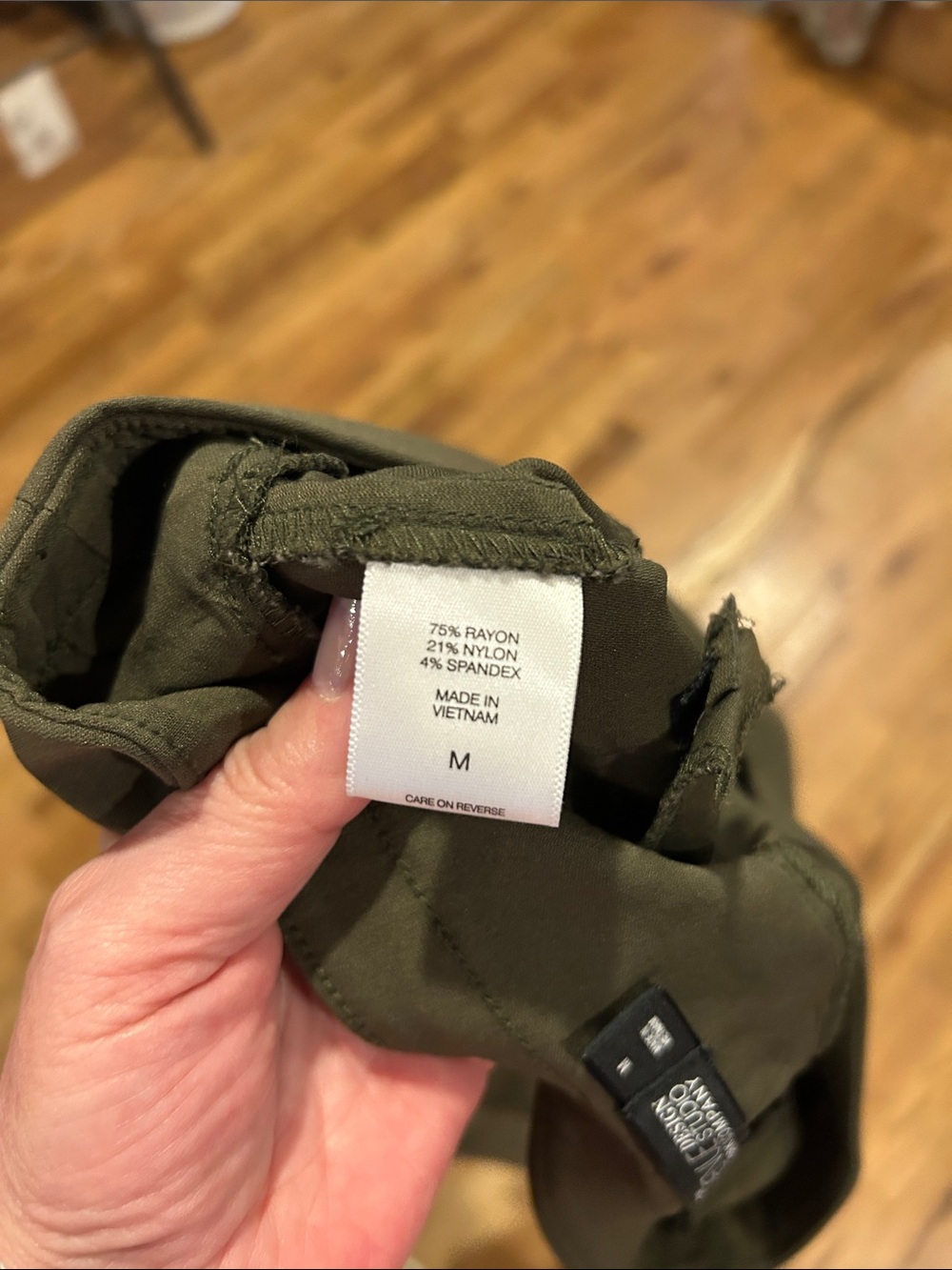 New York & Company Olive Skinny Ponte Ankle Pants - Picture 6 of 6